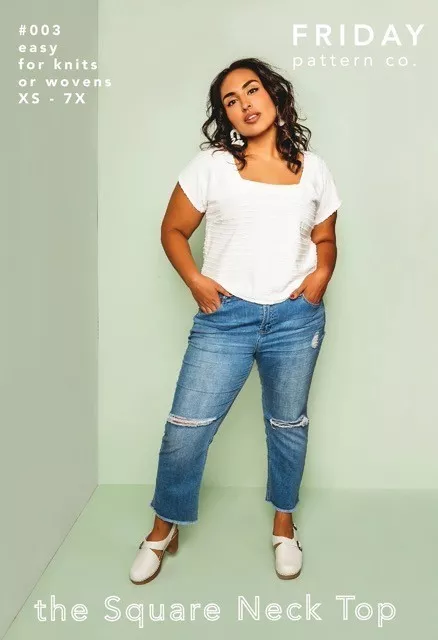 Friday Pattern Co. - Square Neck Top Sewing Pattern