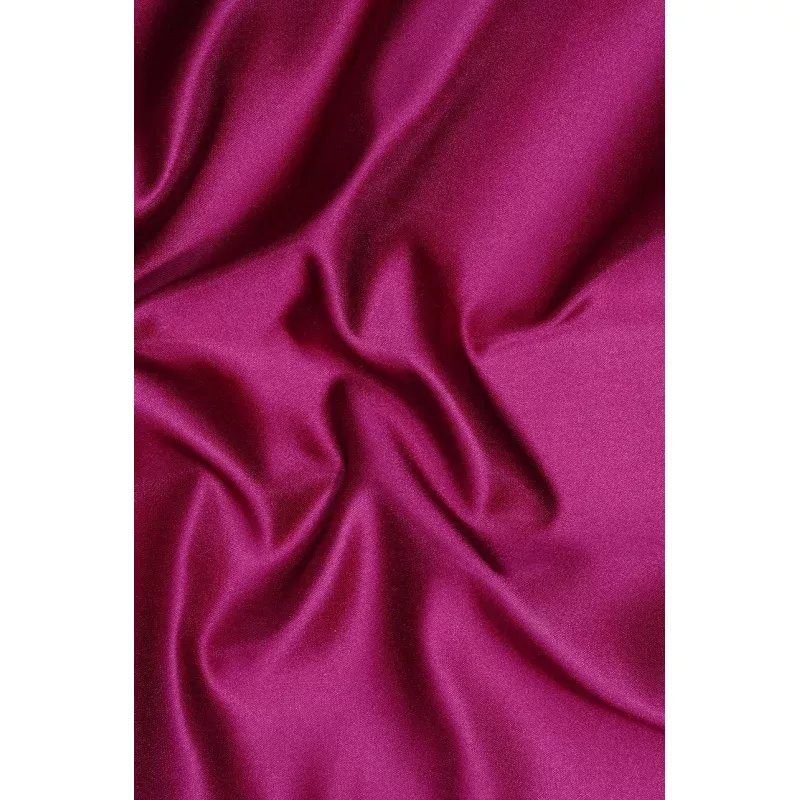 Fuchsia Double Face Duchess Satin Fabric
