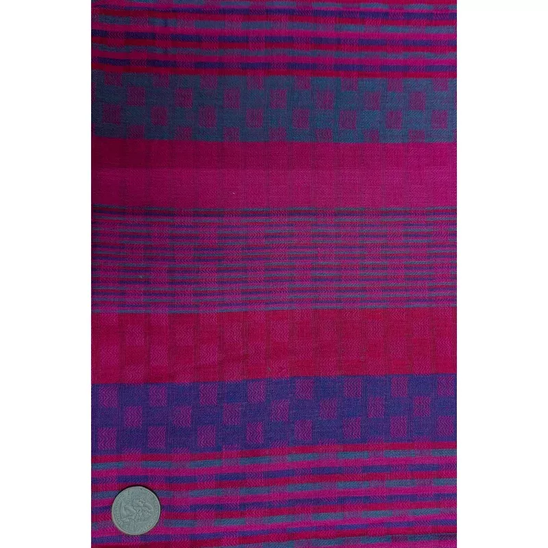 Fuchsia Multicolor Pattern Cotton Novelty COT-181-01