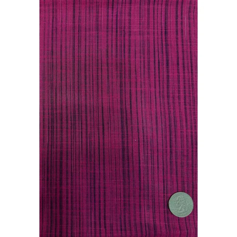 Fuchsia Stripe Cotton Novelty COT-179-02