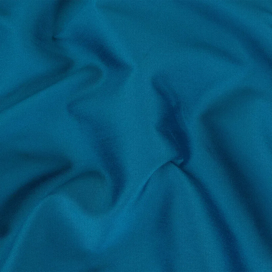 Galaxy Blue Heavy Silk and Polyester Twill Fabric