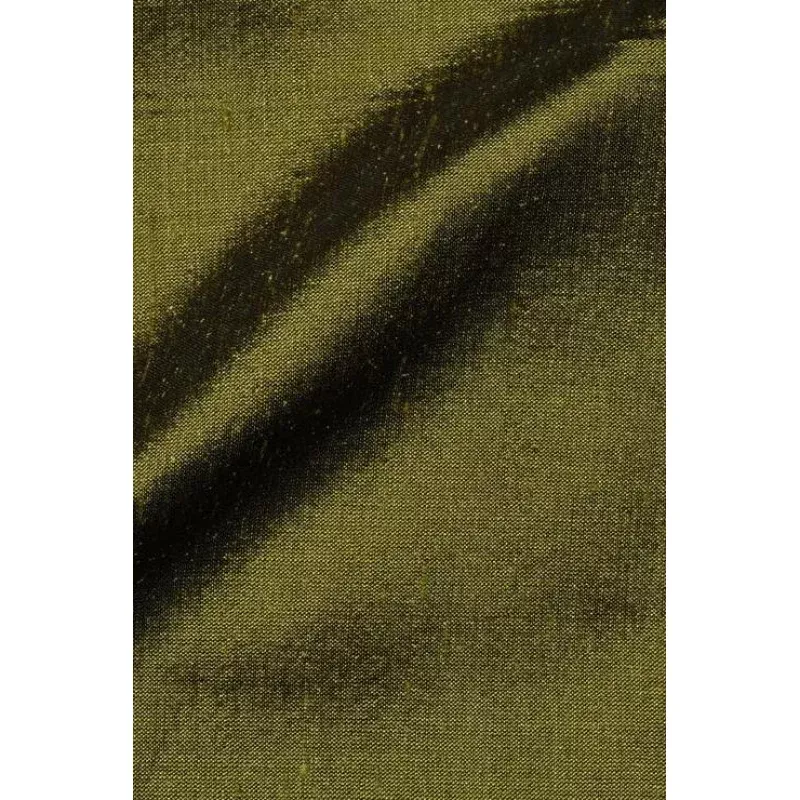 Garden Green Silk Shantung 44″ Fabric