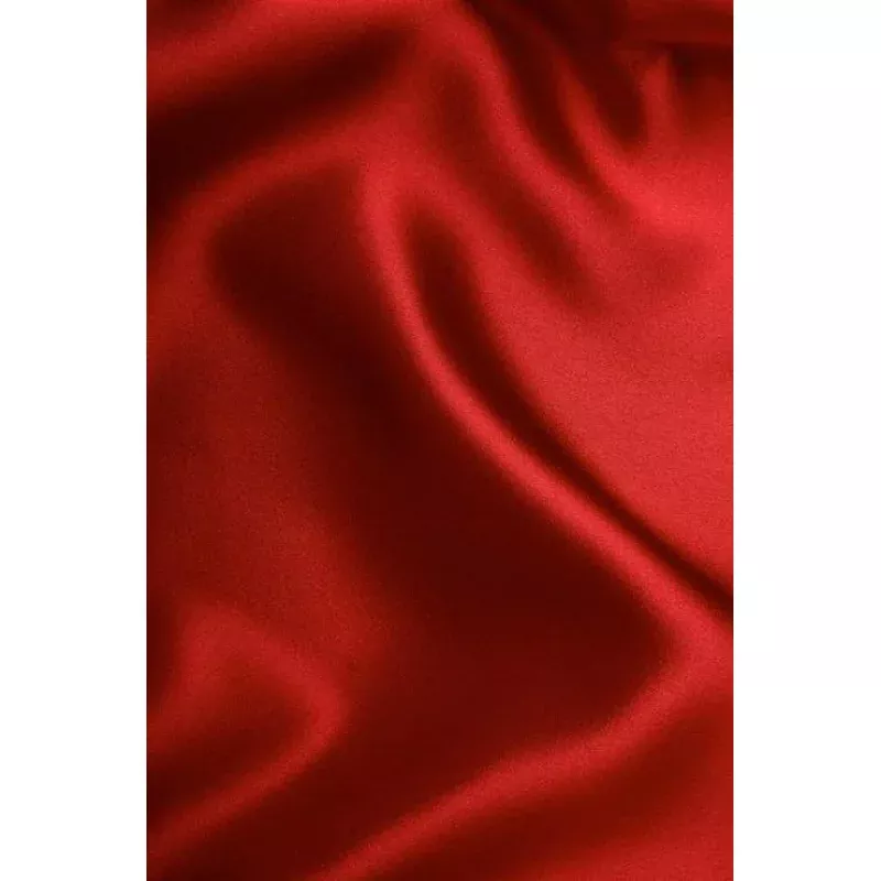 Garnet Red Charmeuse Silk Fabric