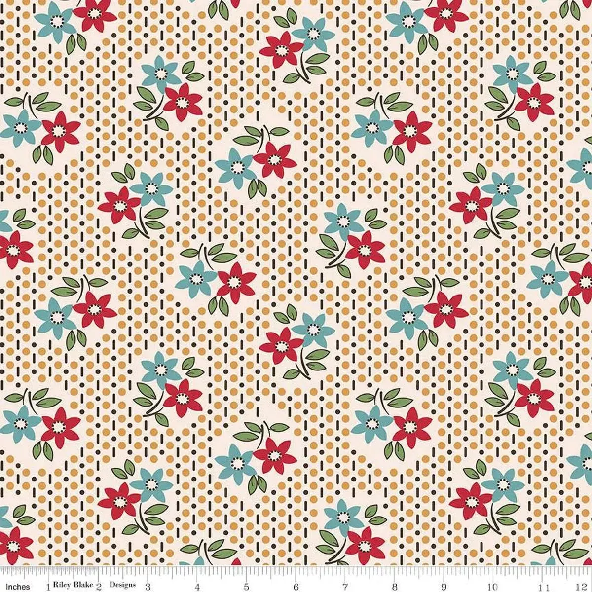 Gentler Times Nostalgia Cider Cotton Wideback Fabric per yard