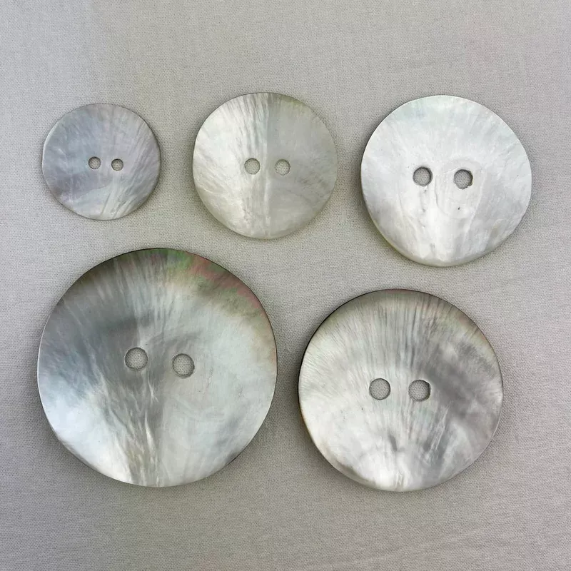 Giant Black Lip Oyster Shell Buttons