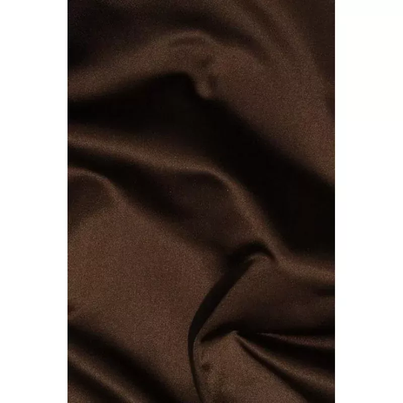 Golden Bronze Silk Duchess Satin Fabric