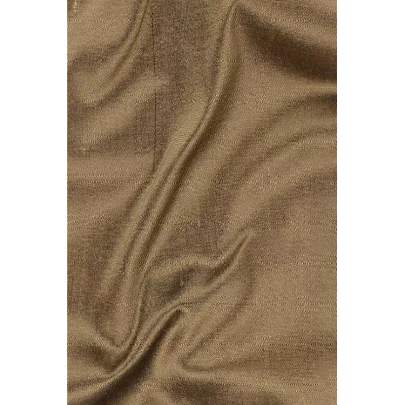 Golden Bronze Silk Shantung 54″ Fabric