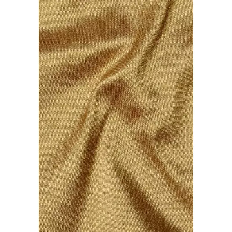 Golden Olive Silk Shantung 44″ Fabric