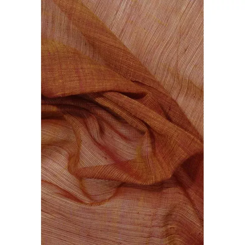 Golden Purple Cotton Voile Fabric