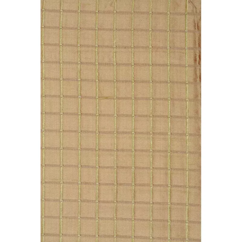 Golden Red Silk Shantung Windowpane 54″ Fabric