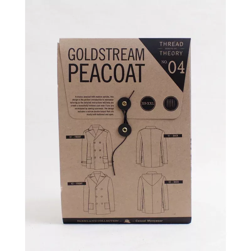 Goldstream Peacoat Pattern – Men’s sizes XS-XXL