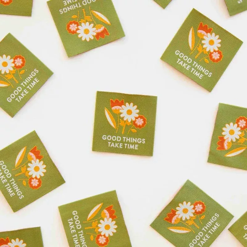 Good Things Take Time | Fabric Labels