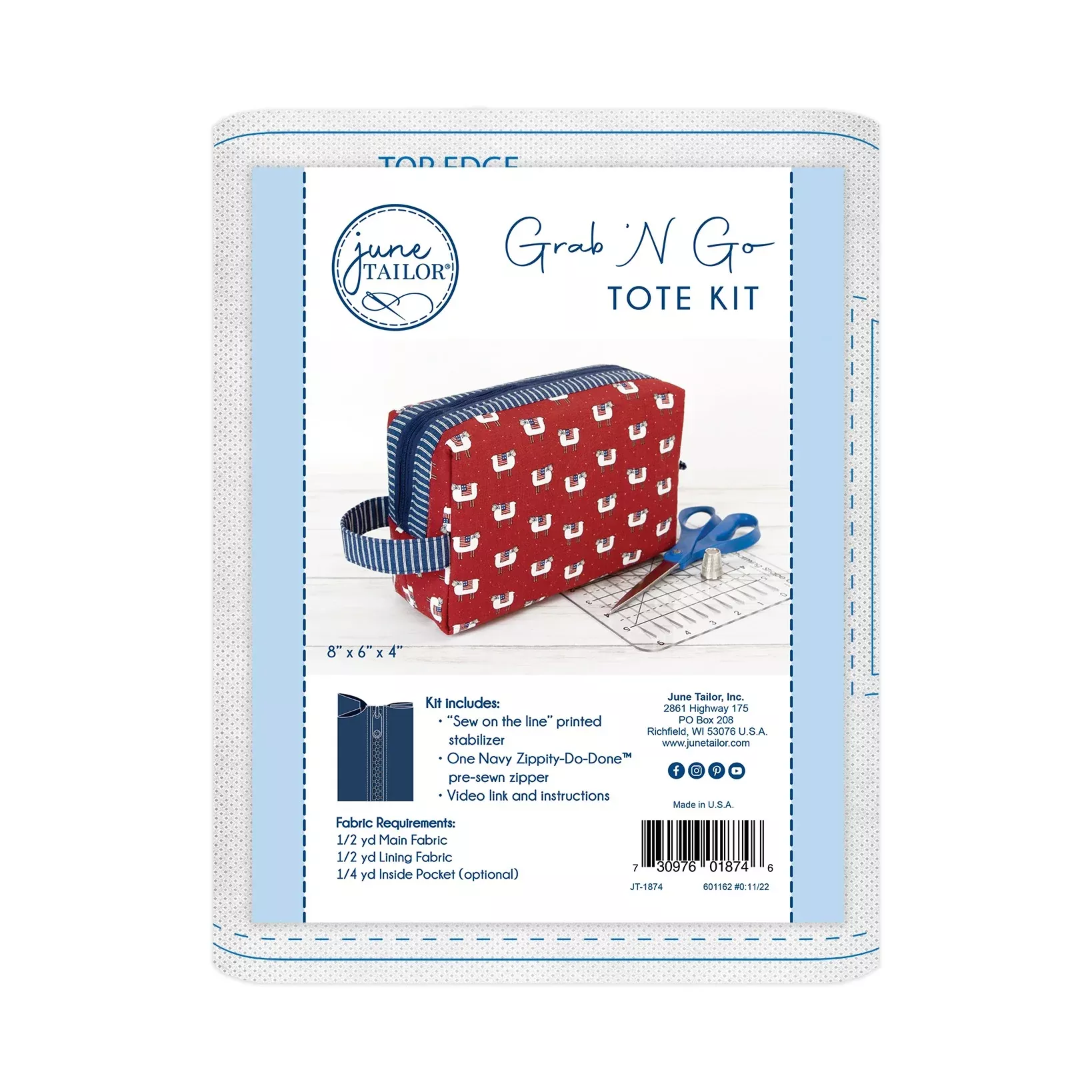 Grab 'n Go Tote Zippity-Do-Done Navy