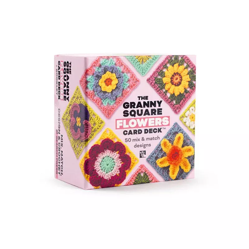 The Granny Square Flowers Card Deck by Claire Montgomerie