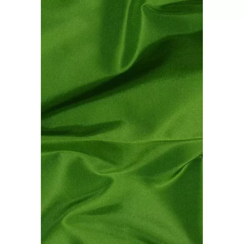 Grass Green Taffeta Silk Fabric