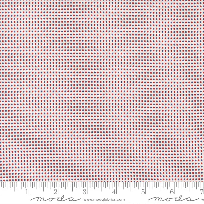 Graze Vanilla Dots Yardage by Sweetwater for Moda Fabrics