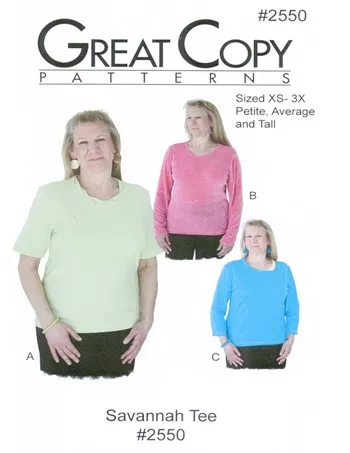 Great Copy #2550 Savannah Tee