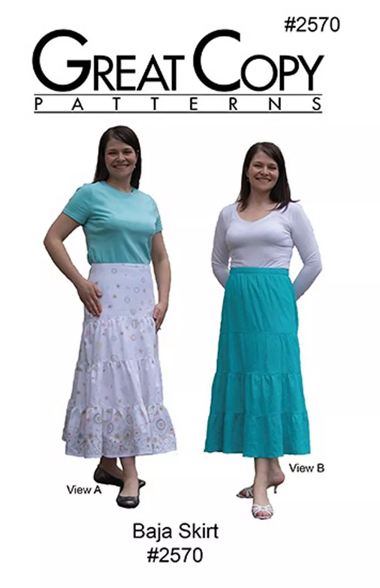 Great Copy #2570 Baja Skirt Sewing Pattern