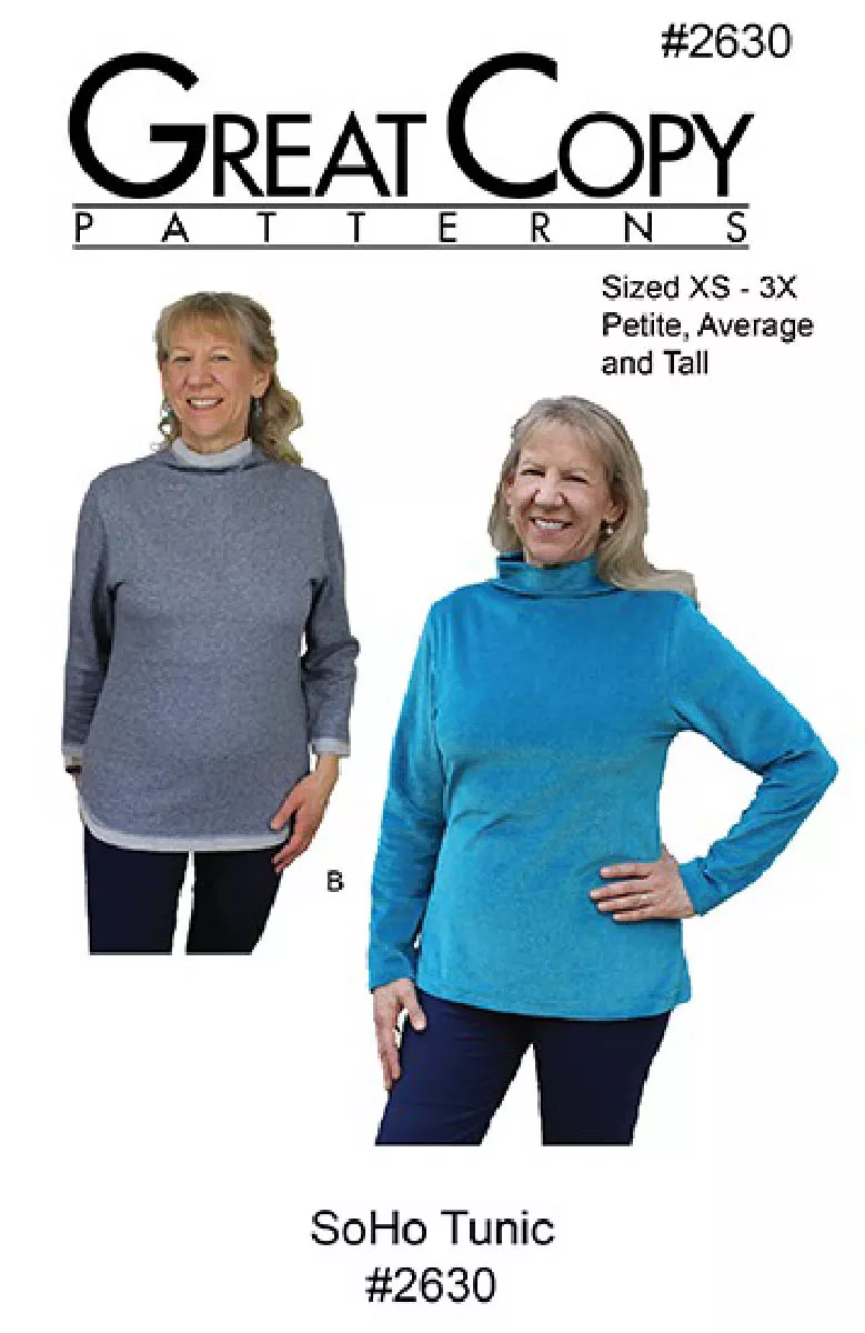 Great Copy #2630 SoHo Tunic Sewing Pattern