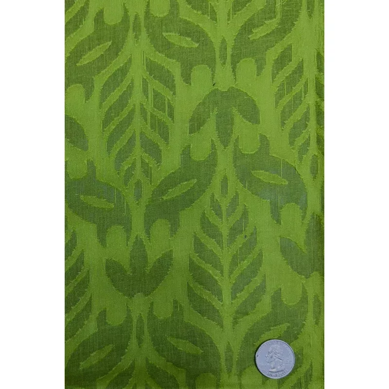 Green Abstract Flower Cotton Novelty COT-185