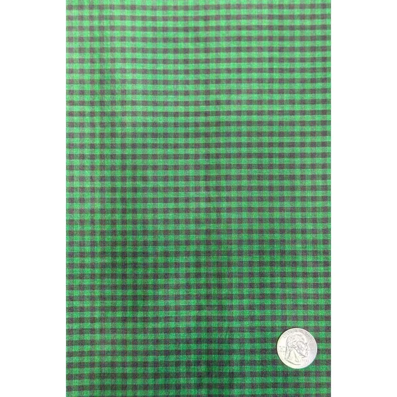 Green/Black Organza Plaids