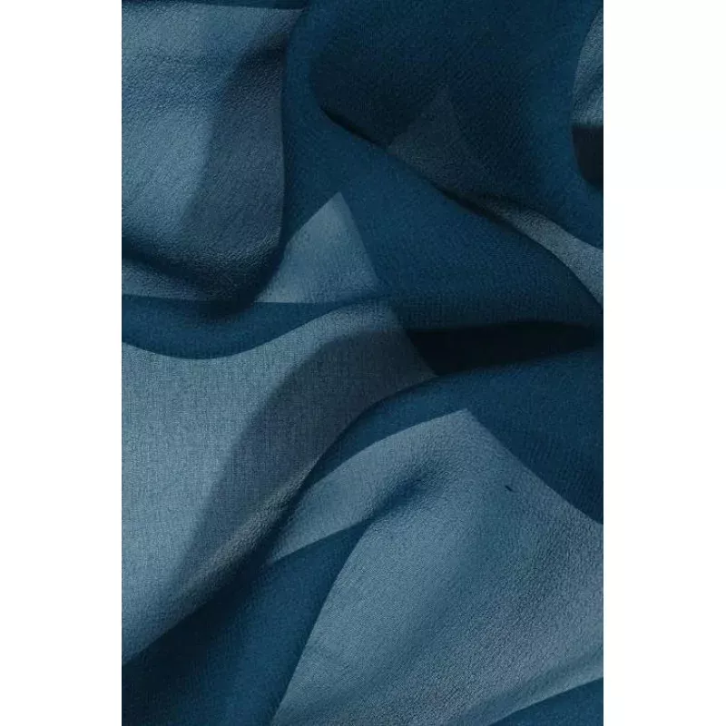 Green Spruce Silk Georgette Fabric