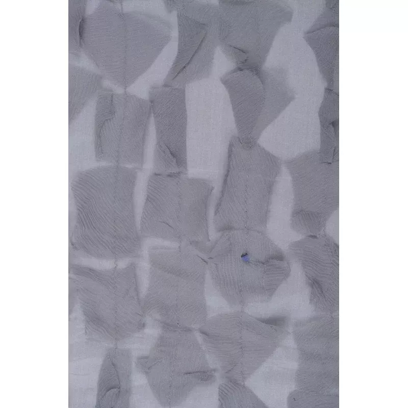 Grey Silk Chiffon Petal 600 Fabric