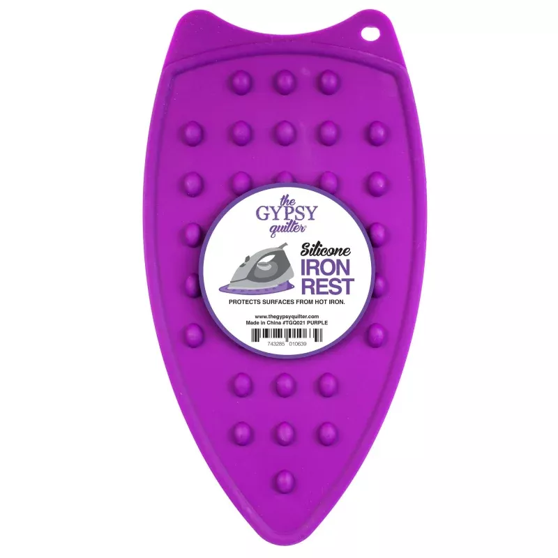 The Gypsy Quilter Silicone Iron Rest Purple