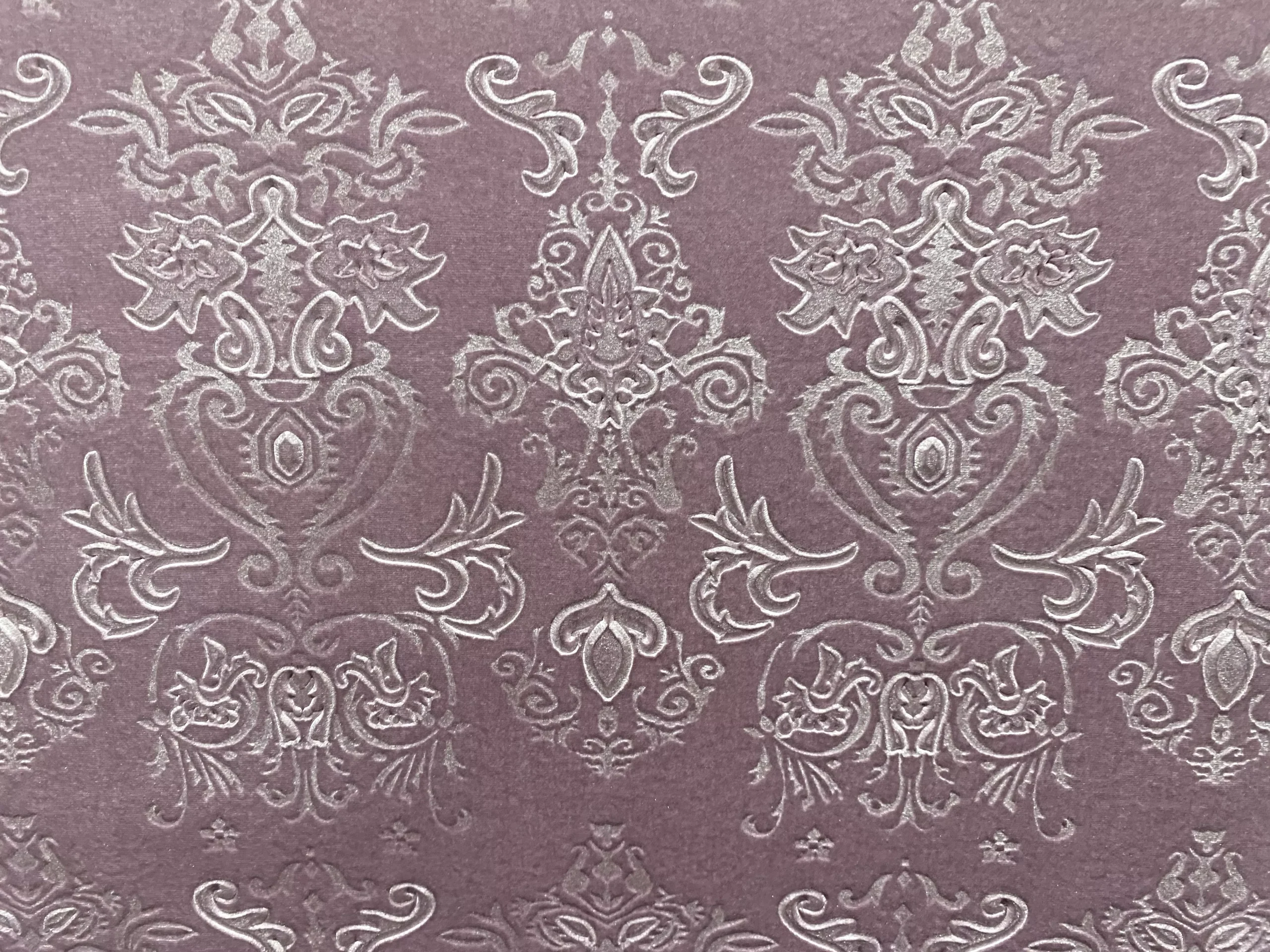 Halloween Fabric - Baroque Stretch Velvet - Mauve