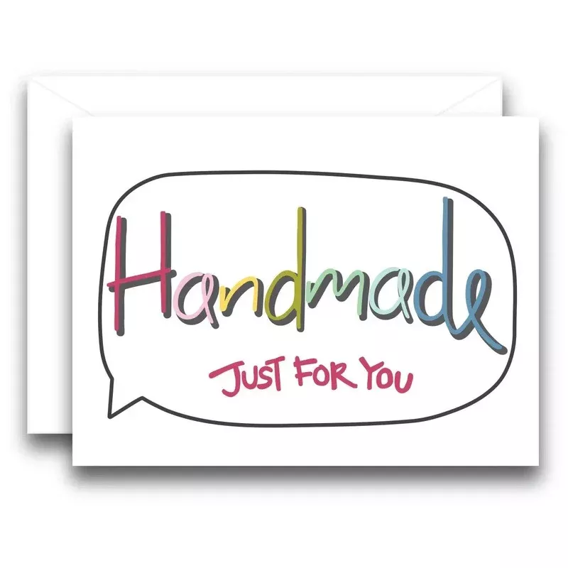 Handmade Just For You Gift Note Card