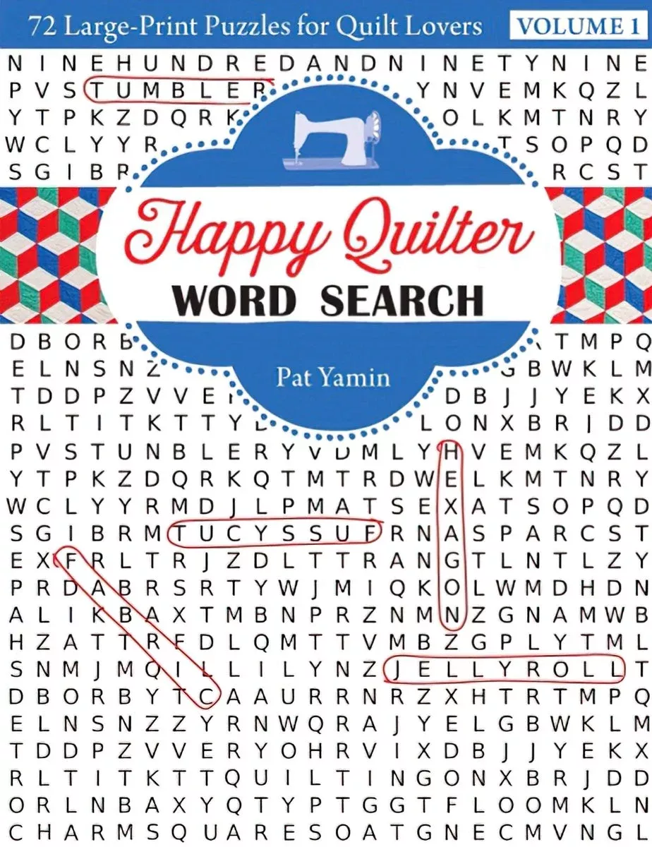 Happy Quilter Word Search – Volume 1