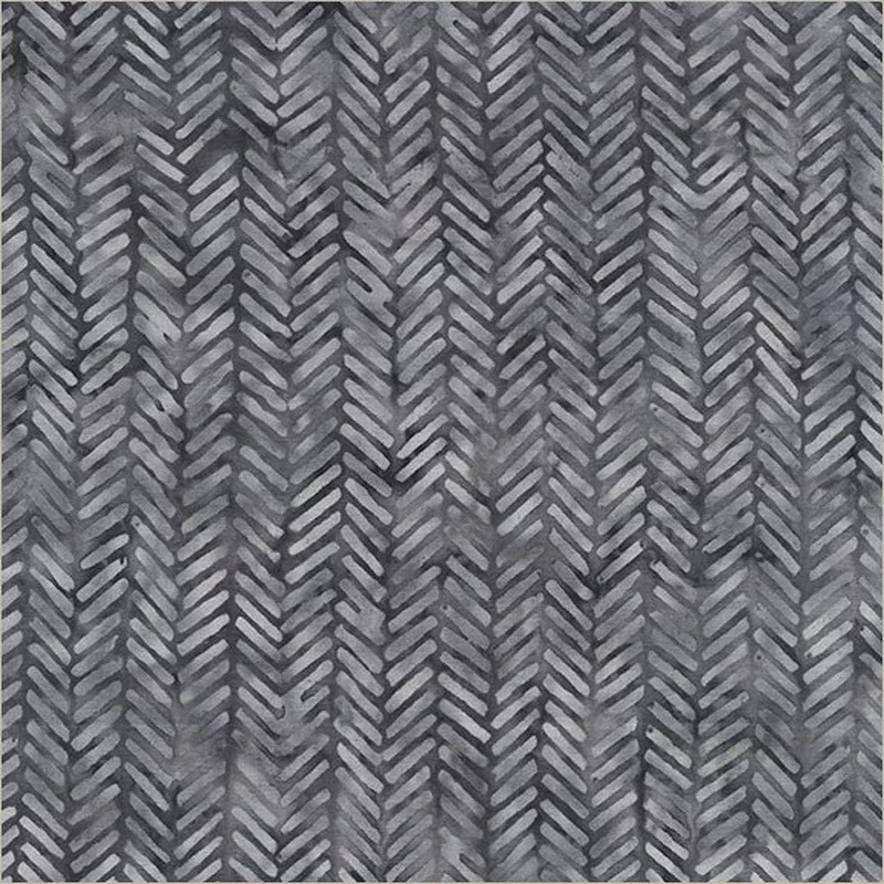 Harlequin & Houndstooth Anthology Fabrics 8119Q-10 Smoky Quartz Herringbone Batik Cotton