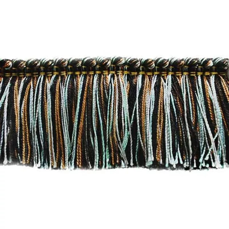 Harmony Collection 2″ Brush Fringe (25 YD ROLL) in Grey/Brown – BF-1459-11-06