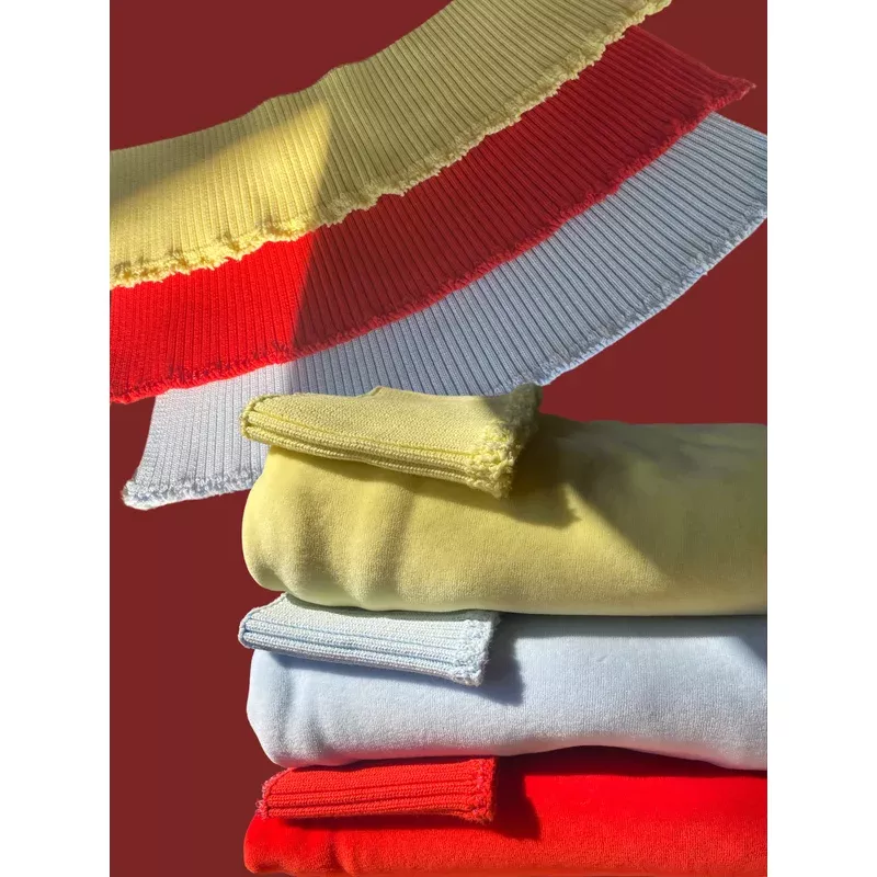 Heavy Cotton Ribbing – French Designer Deadstock