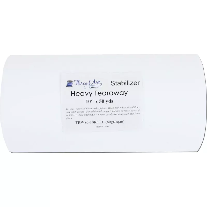Heavy Tearaway Embroidery Stabilizer – 10 inch 50 yd roll