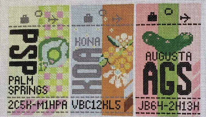 Hedgehog Needlepoint – Golf Tour