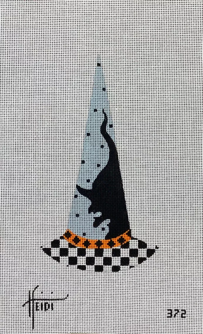 Heidi Stanley Witches Hat with Witch Silhouette