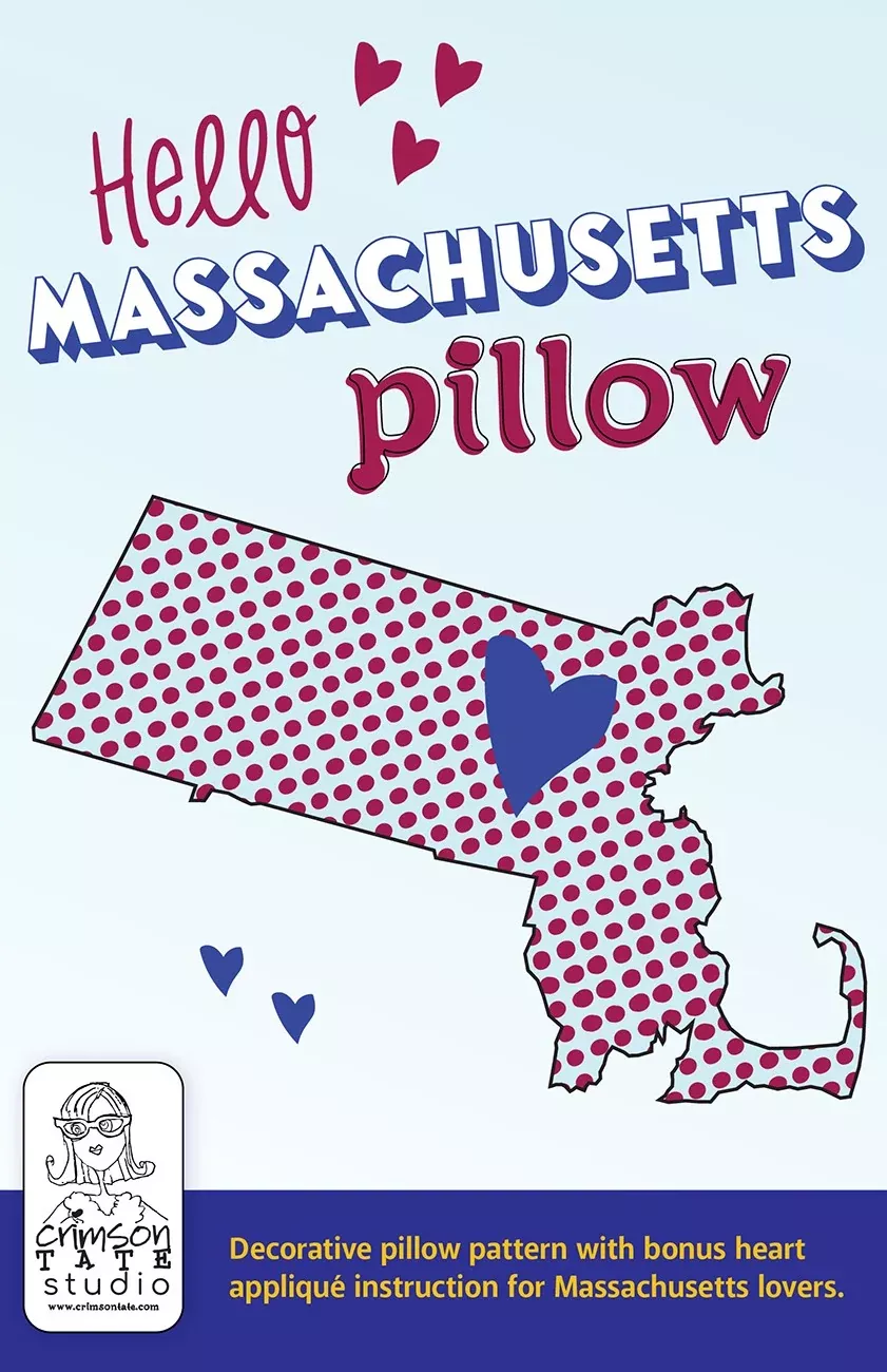 Hello Massachusetts Pillow Pattern