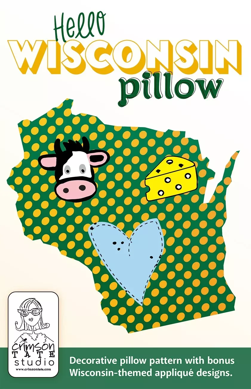 Hello Wisconsin Pillow Pattern