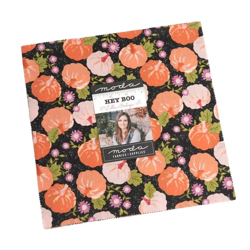 Hey Boo Layer Cake | Lella Boutique | Moda Fabrics | 5210LC | Sold As A Bundle