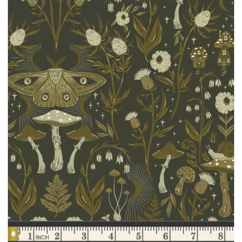 Hidden Land Cotton Flannel Fabric – Lunar F62303A