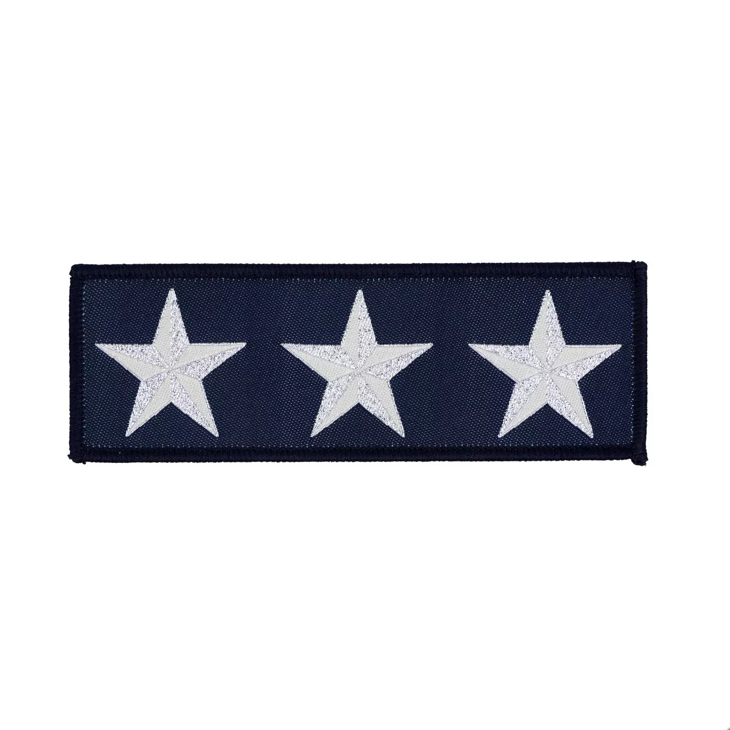 High Flight – 3 Star in Navy – by Sarah Thomas – 38x113mm – Iron-On Applique Patch