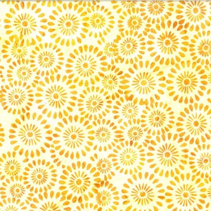 Hoffman Round Floral V2538 110 Daffodil X