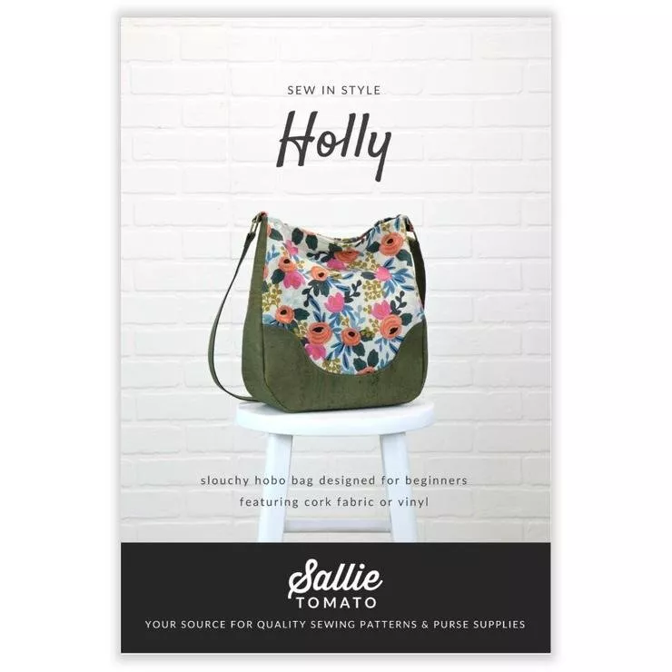 Holly Classic Hobo Bag- Pattern- Sallie Tomato