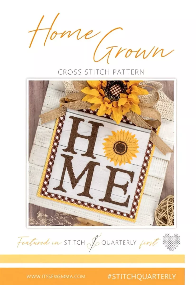 Home Grown Cross Stitch Pattern by Its Sew Emma