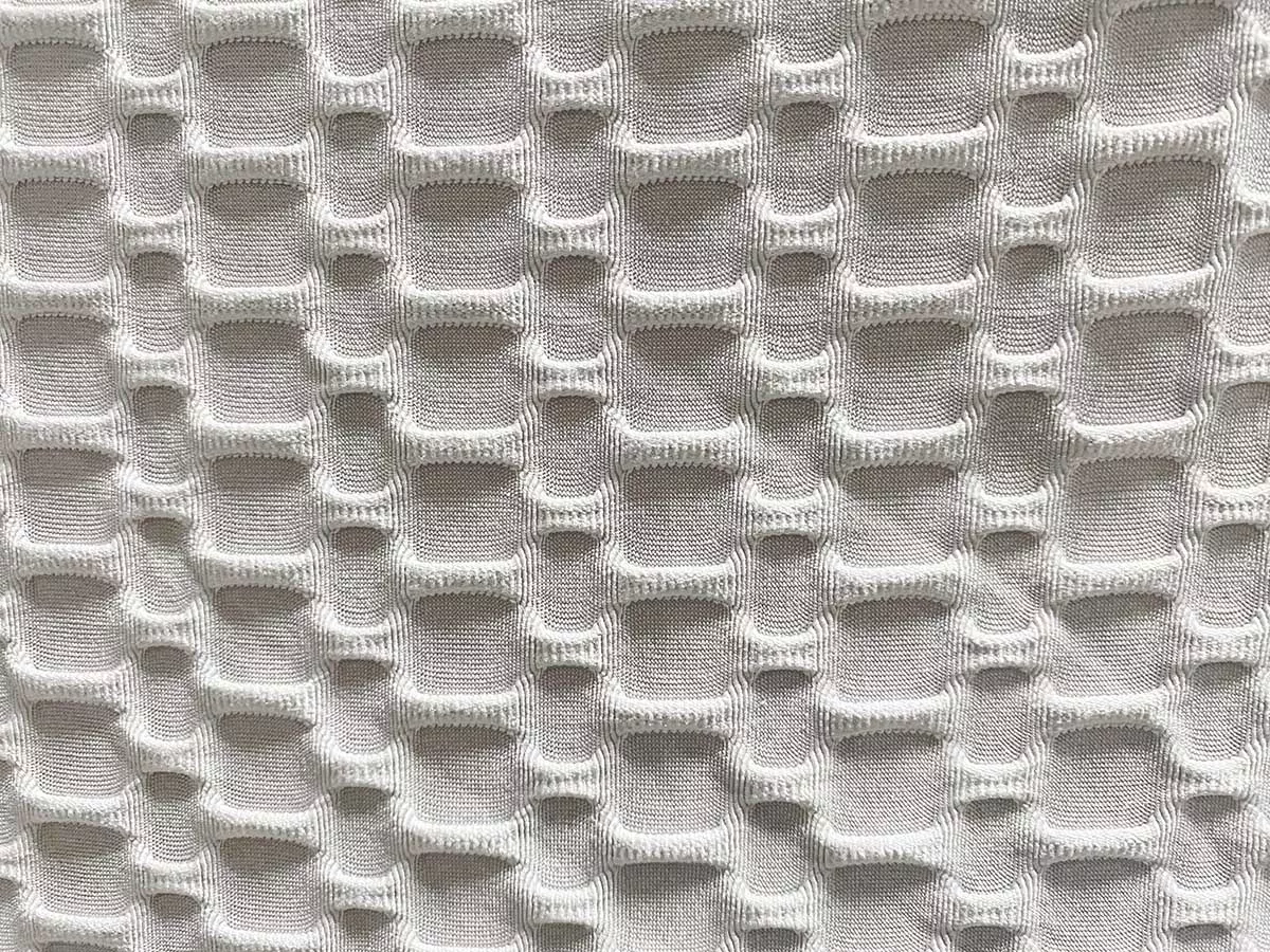 Honeycomb Knit - Solid Stone Textured Knit Fabric