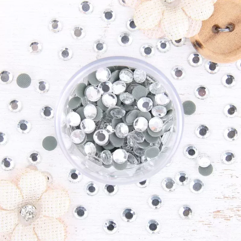 Hot Fix Rhinestones – SS34 – Crystal – 144 stones