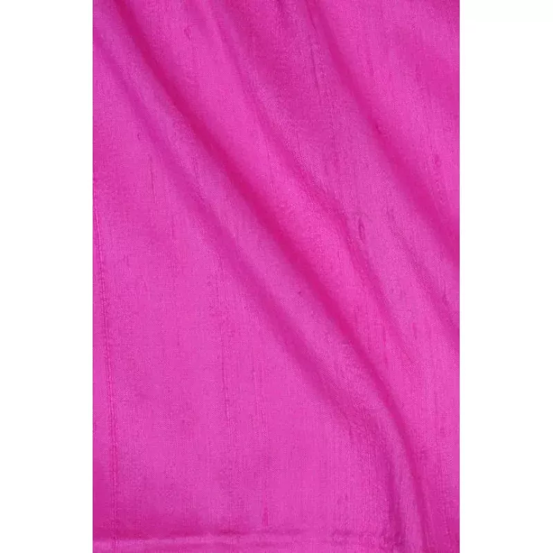 Hot Pink Dupioni Silk Fabric