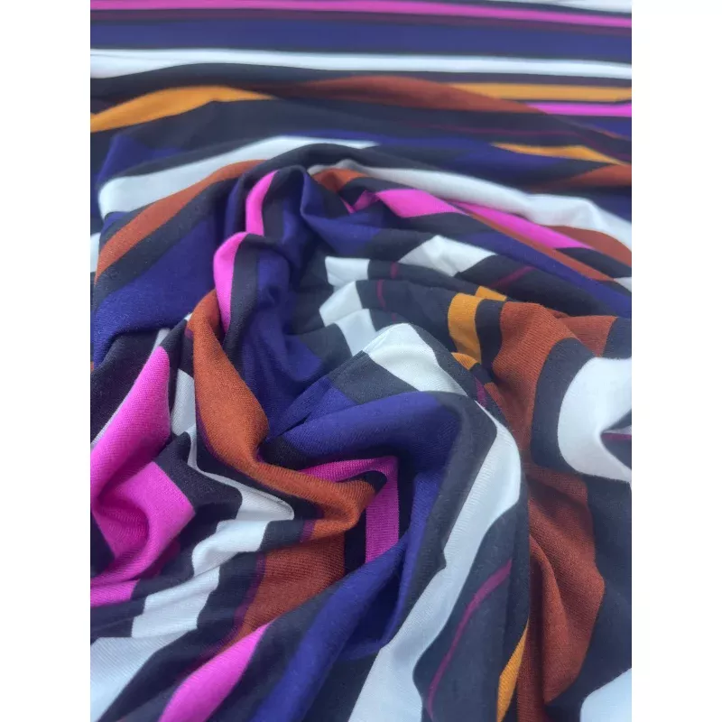 HUGO 002 jersey viscose stripes