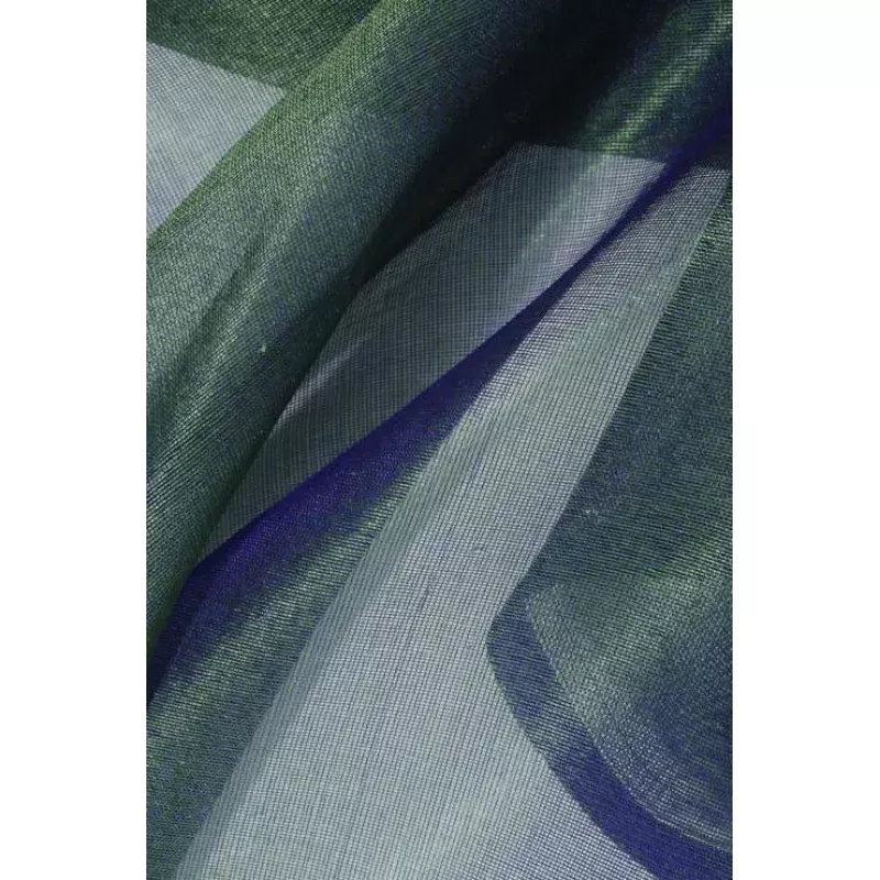 Hunter Green Silk Organza Fabric